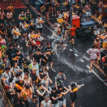 下大雨了 曼谷更凉爽了